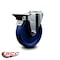 Service Caster 5'' Solid Poly Wheel Swivel Bolt Hole Caster with Posi Lock Brake SCC-BH20S514-SPUS-PLB - alternate 5
